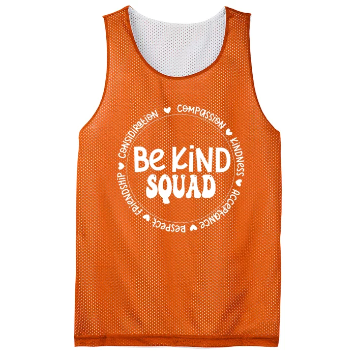 Kids Children Be Kind Squad We Wear Orange For Unity Day Mesh Reversible Basketball Jersey Tank