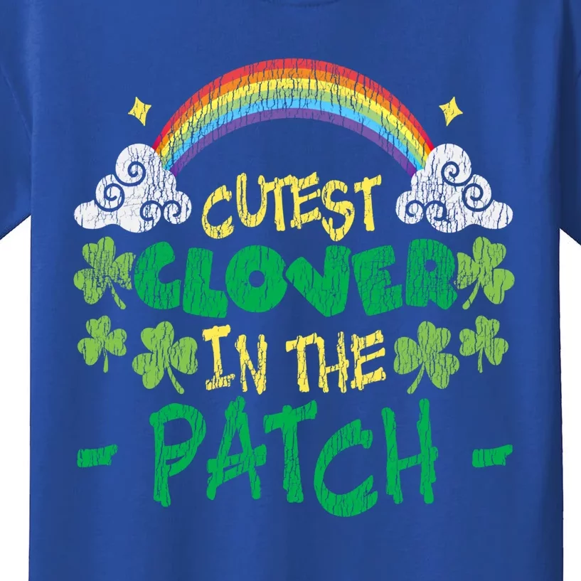 Kids Cutest Clover In The Patch St Patrick's Day 'S Great Gift Kids T-Shirt