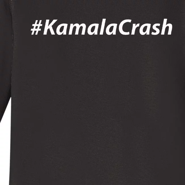 Kamala Crash Comma La Election 2024 Baby Long Sleeve Bodysuit