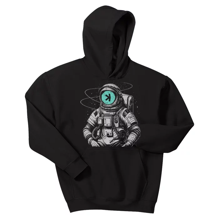 Kaspa Crypto Coin Bullrun 2024 Freedom Cryptocurrency Kids Hoodie