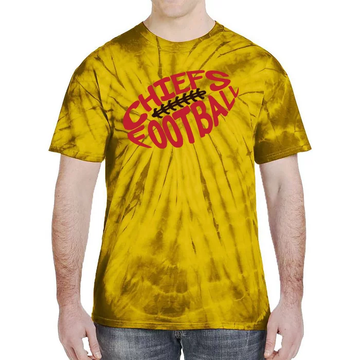 Kansas City Cool Football Chiefs Logo Tie-Dye T-Shirt