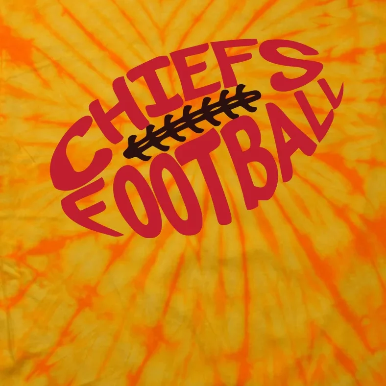 Kansas City Cool Football Chiefs Logo Tie-Dye T-Shirt