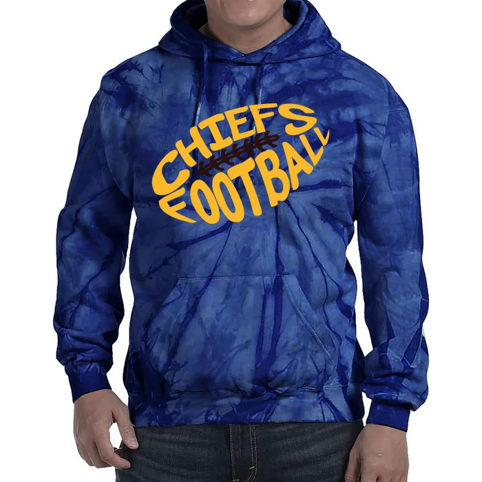 Kansas City Cool Football Chiefs Logo Tie Dye Hoodie