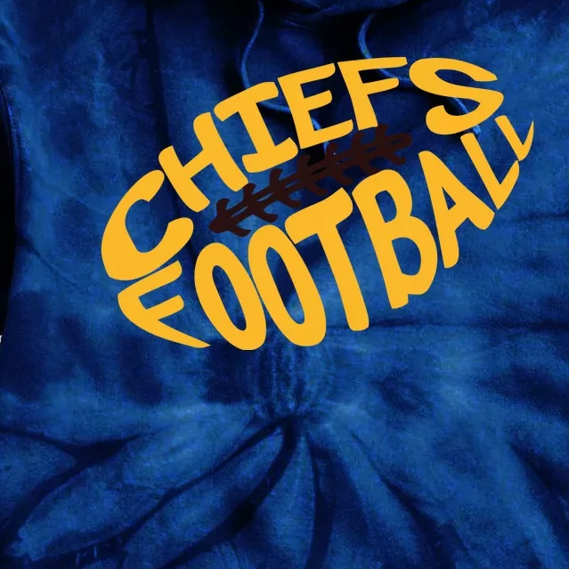 Kansas City Cool Football Chiefs Logo Tie Dye Hoodie