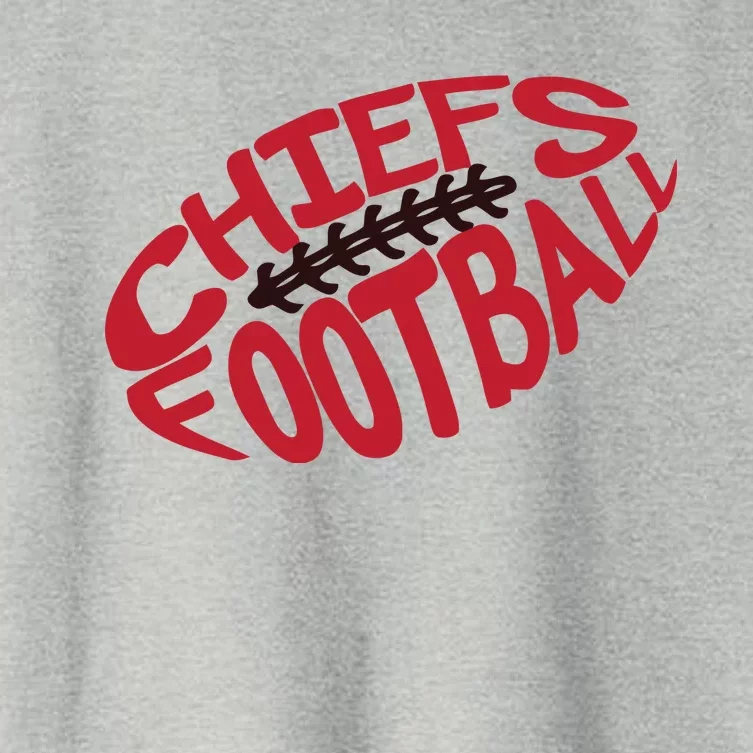 Kansas City Cool Football Chiefs Logo Women's Crop Top Tee