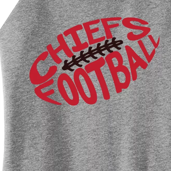 Kansas City Cool Football Chiefs Logo Women’s Perfect Tri Rocker Tank