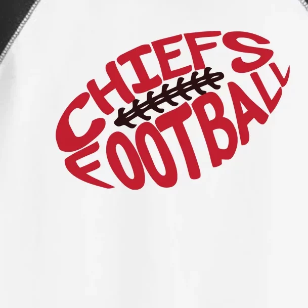 Kansas City Cool Football Chiefs Logo Toddler Fine Jersey T-Shirt