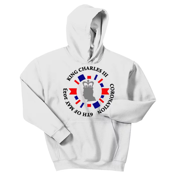 King Charles Coronation Celebration Kids Hoodie