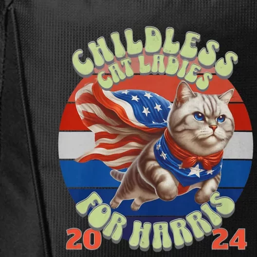 Kamala Childless Cat Ladies For Harris 2024 City Backpack