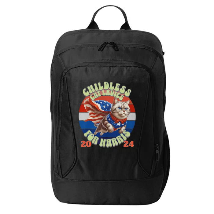 Kamala Childless Cat Ladies For Harris 2024 City Backpack