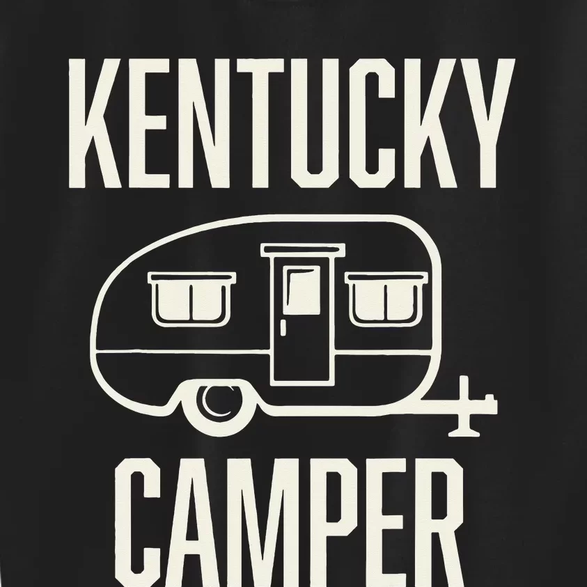 Kentucky Camper Camping Kentucky State Parks RV Kids Sweatshirt