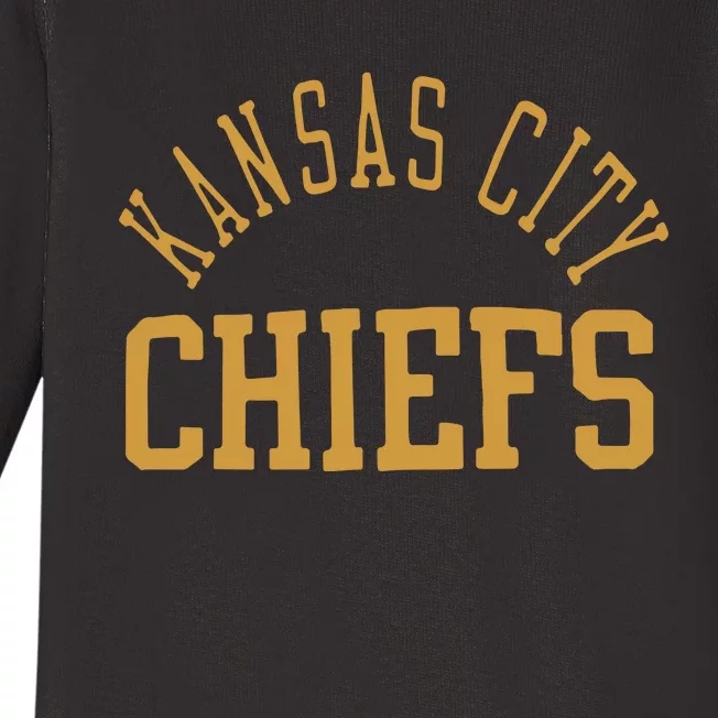 Kansas City Chief Baby Long Sleeve Bodysuit