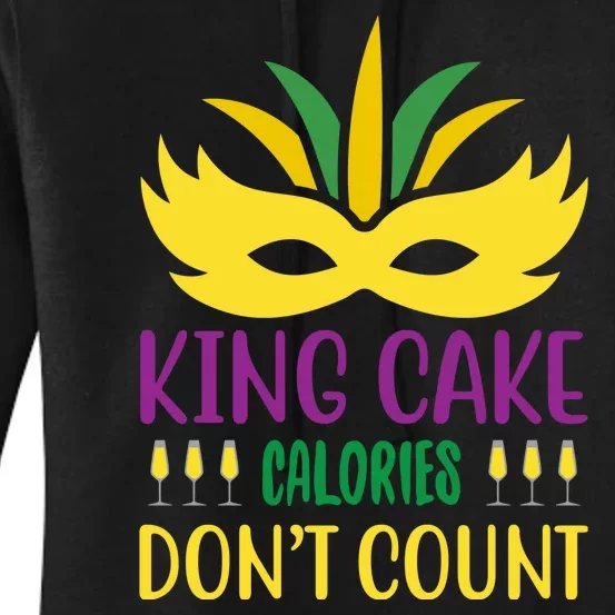 King Cake Calories Don't Count Women's Pullover Hoodie