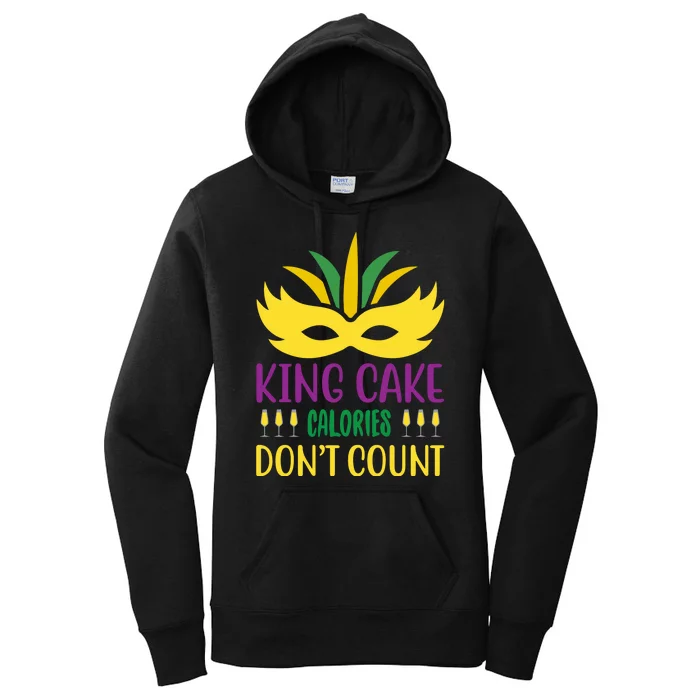 King Cake Calories Don't Count Women's Pullover Hoodie