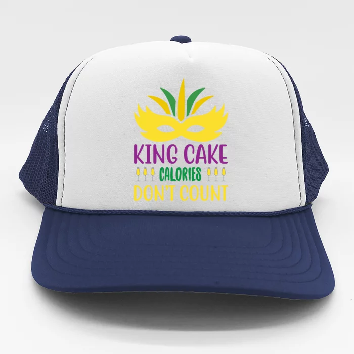 King Cake Calories Don't Count Trucker Hat