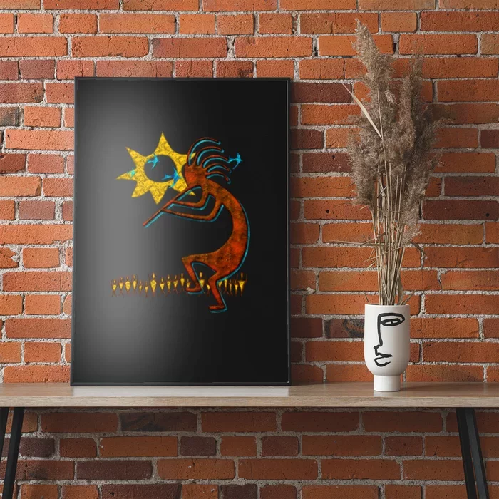 Kokopelli Concert Cool Fashion Native American Poster