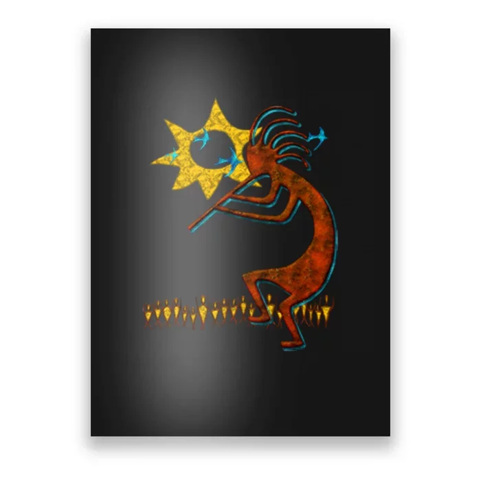 Kokopelli Concert Cool Fashion Native American Poster