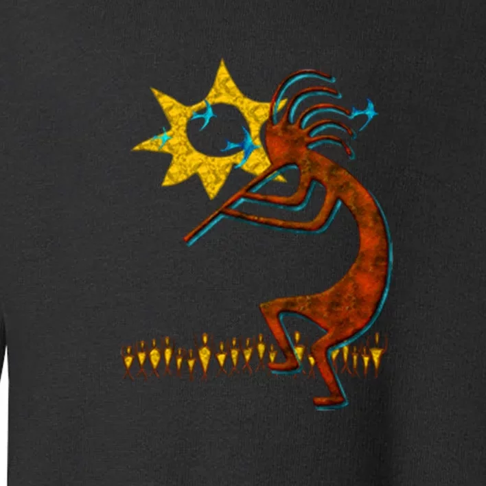 Kokopelli Concert Cool Fashion Native American Toddler Sweatshirt