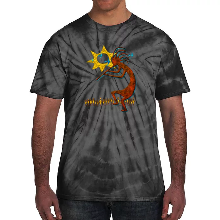 Kokopelli Concert Cool Fashion Native American Tie-Dye T-Shirt