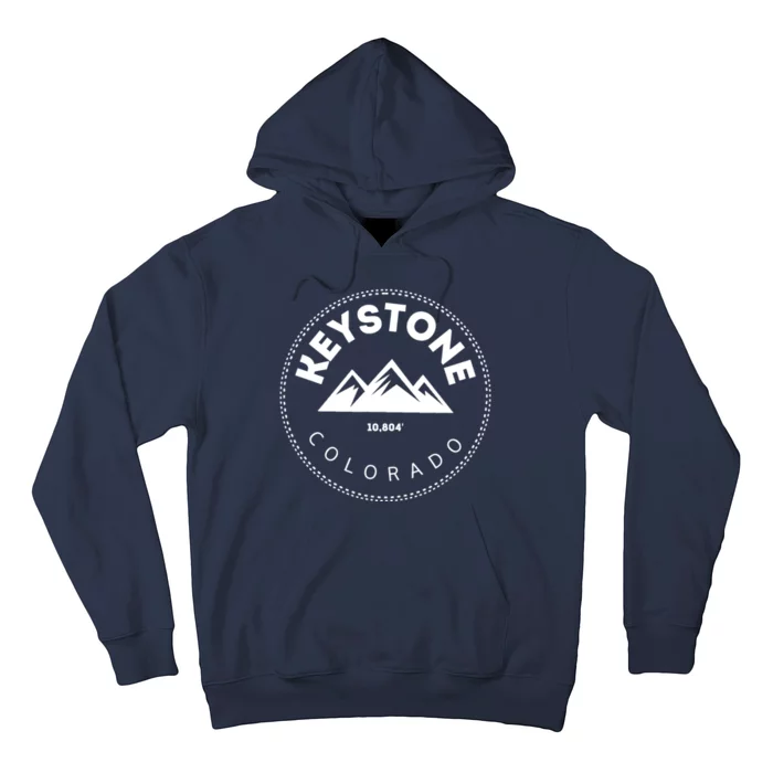 Keystone Colorado Co Mountain Town Funny Gift Elevated Skiing Hoodie