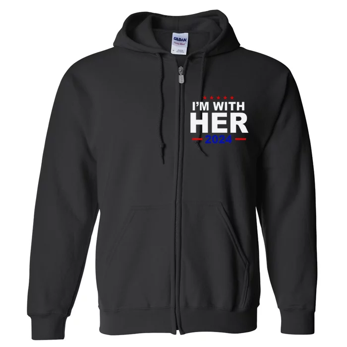 Kamala Childless Cat Ladies For Harris 2024 Full Zip Hoodie