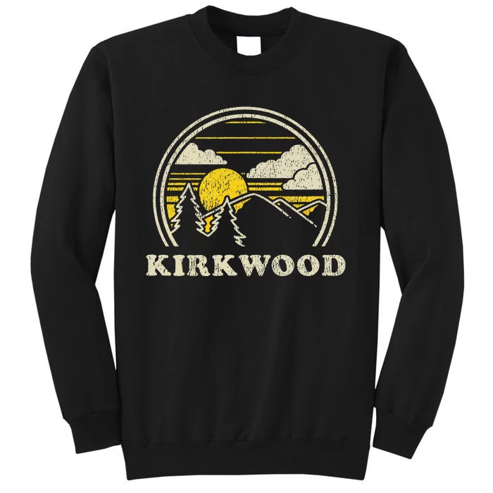 Kirkwood California Ca Vintage Hiking Mountains Sweatshirt