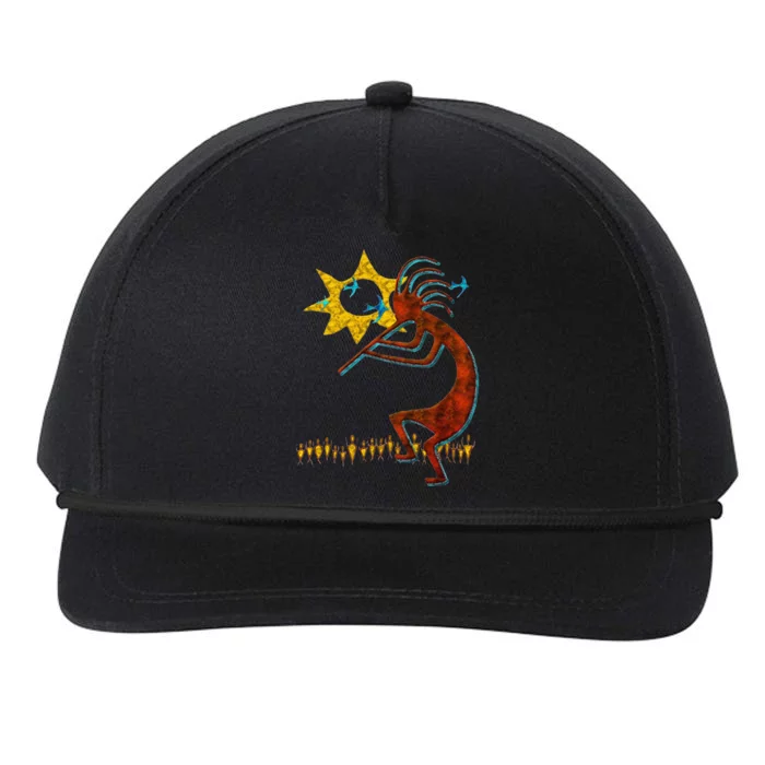 Kokopelli Concert Cool Fashion Native American Snapback Five-Panel Rope Hat