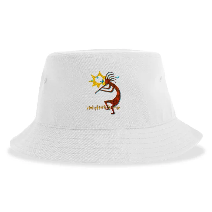 Kokopelli Concert Cool Fashion Native American Sustainable Bucket Hat