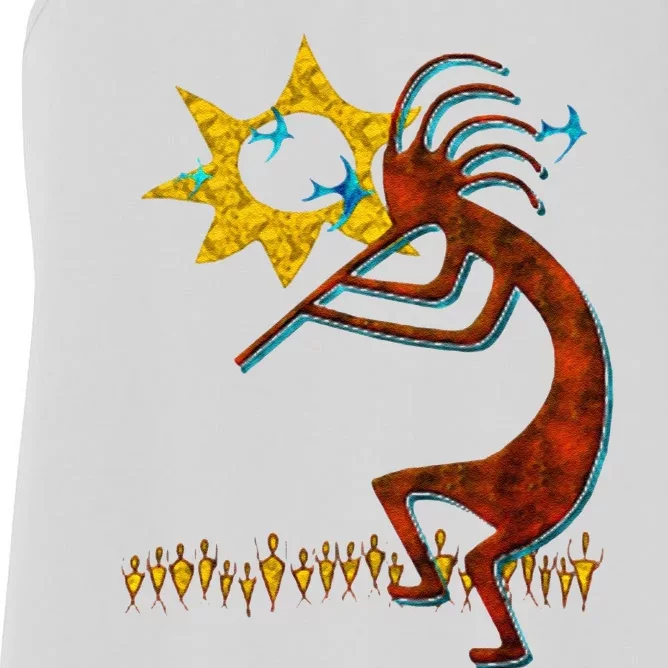 Kokopelli Concert Cool Fashion Native American Women's Racerback Tank