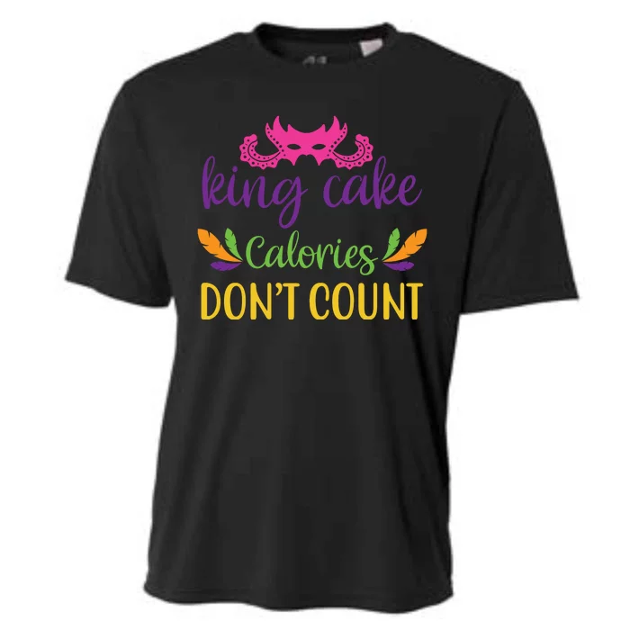 King Cake Calories Don't Count Cooling Performance Crew T-Shirt