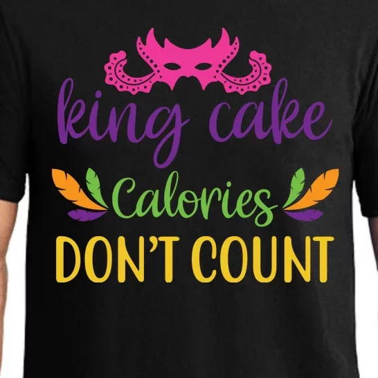 King Cake Calories Don't Count Pajama Set