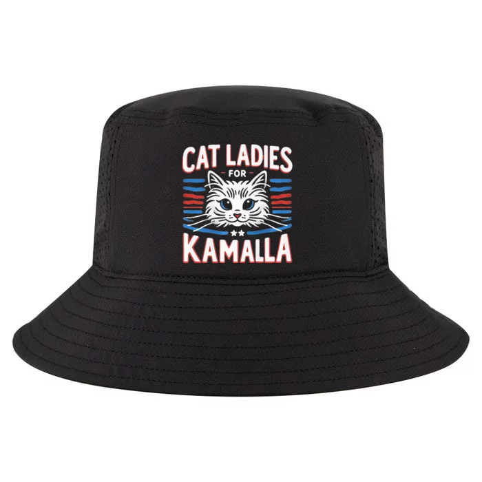 Kamala Crash Comma La Election 2024 Cool Comfort Performance Bucket Hat