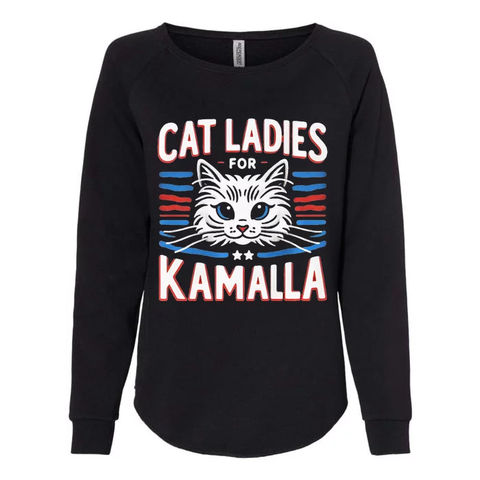 Kamala Crash Comma La Election 2024 Womens California Wash Sweatshirt