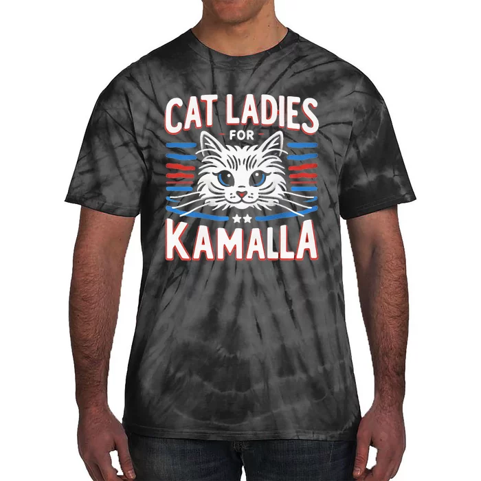 Kamala Crash Comma La Election 2024 Tie-Dye T-Shirt