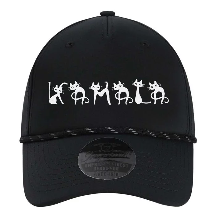 Kamala Cat Cute Cat Shaped Font Letters Subtle Comma La Performance The Dyno Cap