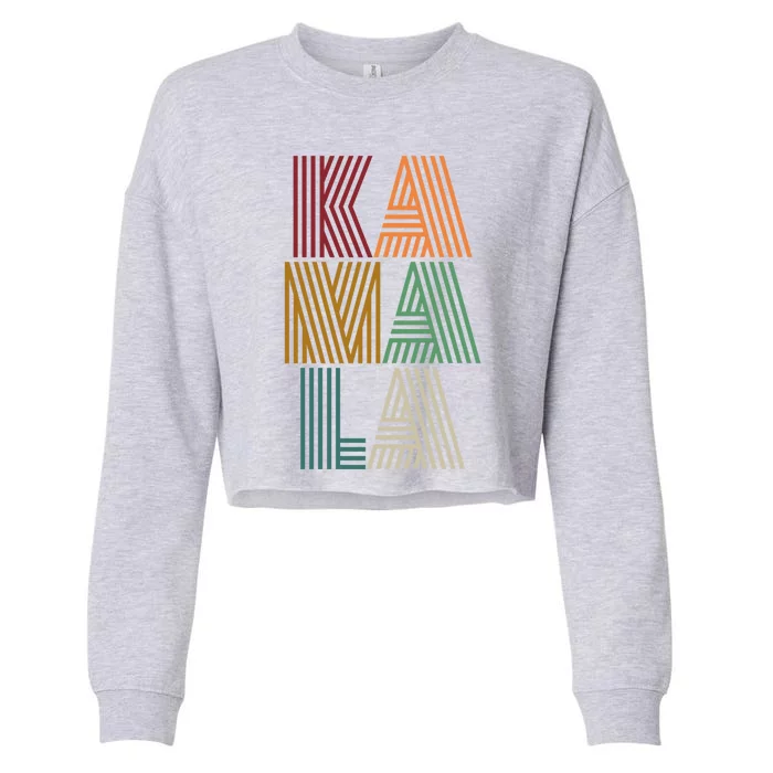 Kamala Custom Design Funny Gift Cropped Pullover Crew