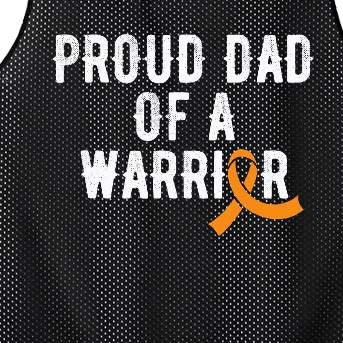 Kidney Cancer Dad Orange Ribbon Kidney Disease Awareness Mesh Reversible Basketball Jersey Tank