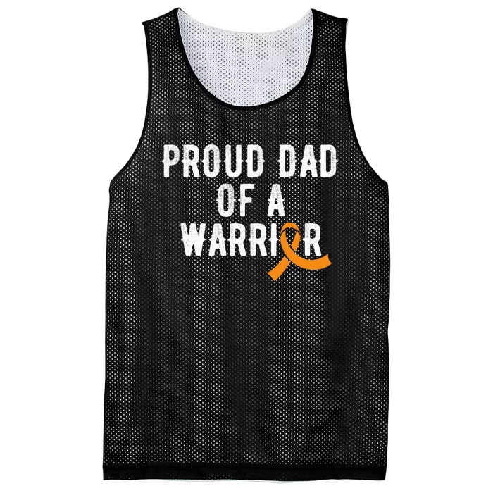 Kidney Cancer Dad Orange Ribbon Kidney Disease Awareness Mesh Reversible Basketball Jersey Tank