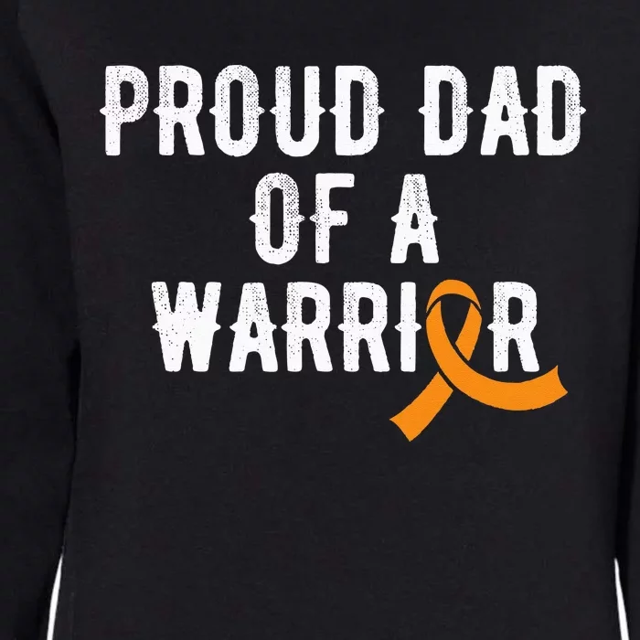 Kidney Cancer Dad Orange Ribbon Kidney Disease Awareness Womens California Wash Sweatshirt