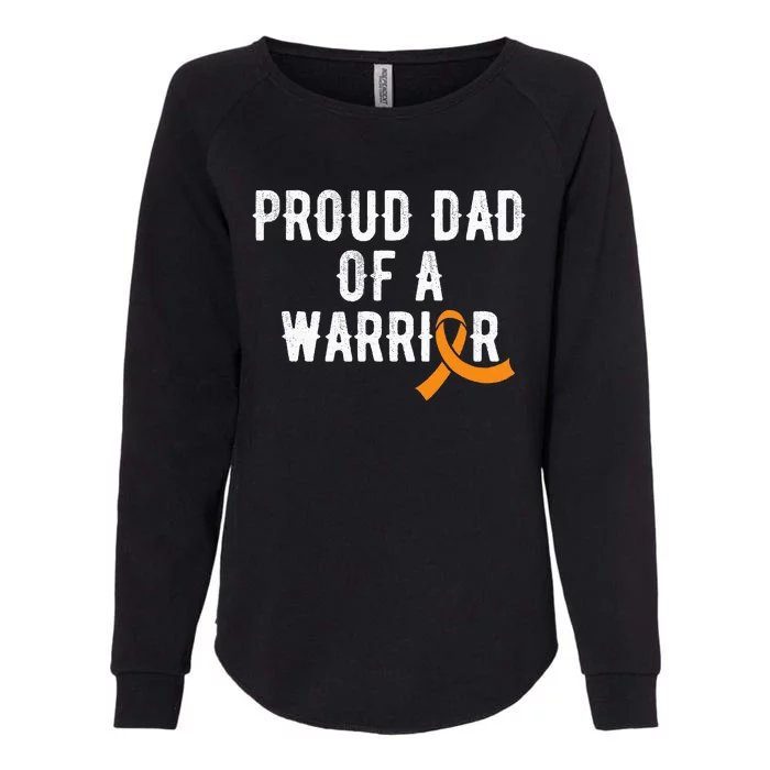 Kidney Cancer Dad Orange Ribbon Kidney Disease Awareness Womens California Wash Sweatshirt