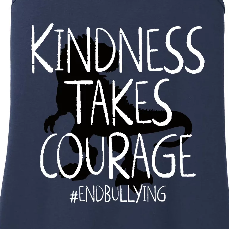 Kindness Courage Dino Kids Unity Day Orange Anti Bullying Ladies Essential Tank