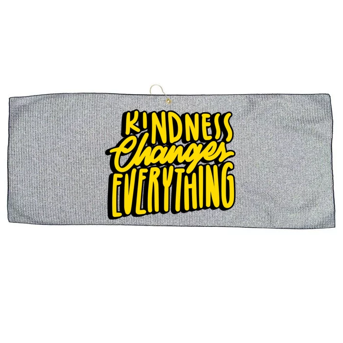 Kindness Changes Everything Retro Large Microfiber Waffle Golf Towel