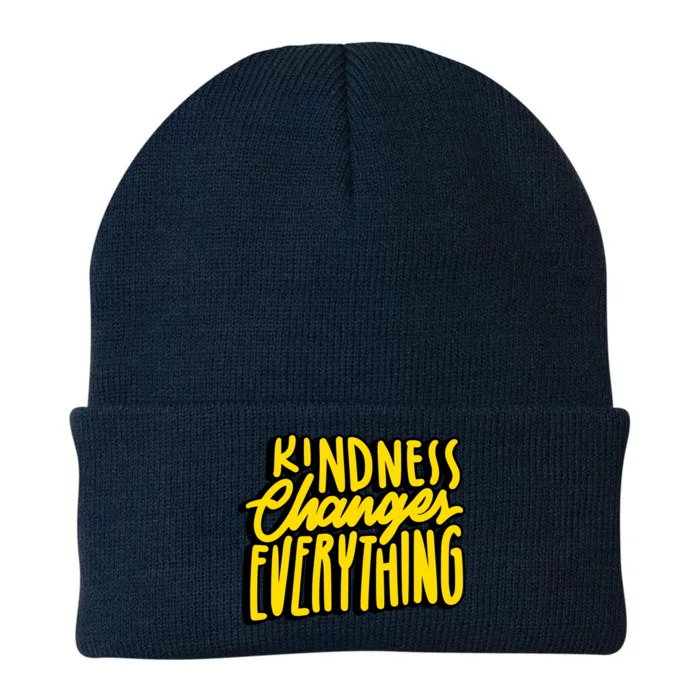 Kindness Changes Everything Retro Knit Cap Winter Beanie