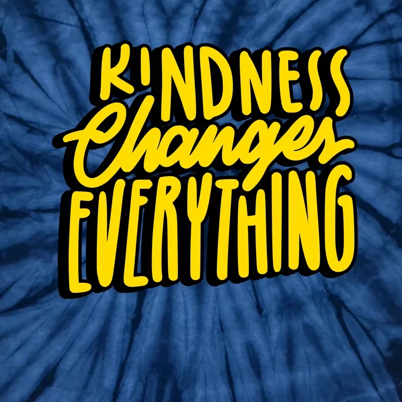 Kindness Changes Everything Retro Tie-Dye T-Shirt