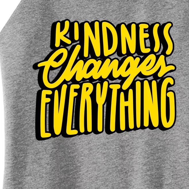 Kindness Changes Everything Retro Women’s Perfect Tri Rocker Tank