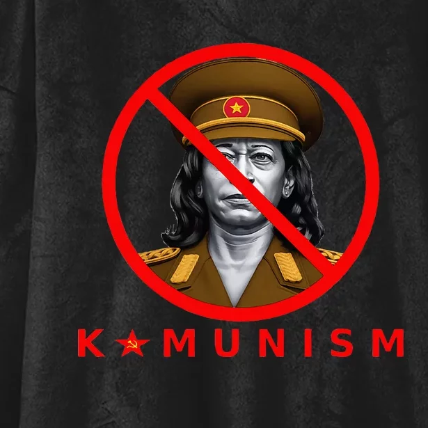 Kamunism Communism Election Humor 2024 Hooded Wearable Blanket