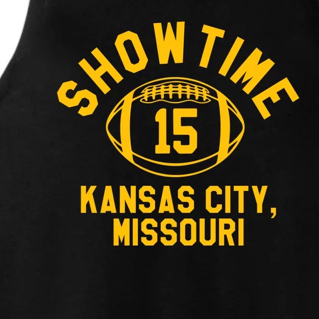 Kansas City Football 15 Ladies Tri-Blend Wicking Tank