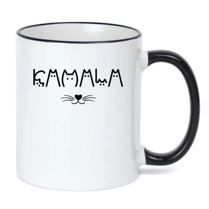 Kamala Cat For Harris 2024 Black Color Changing Mug