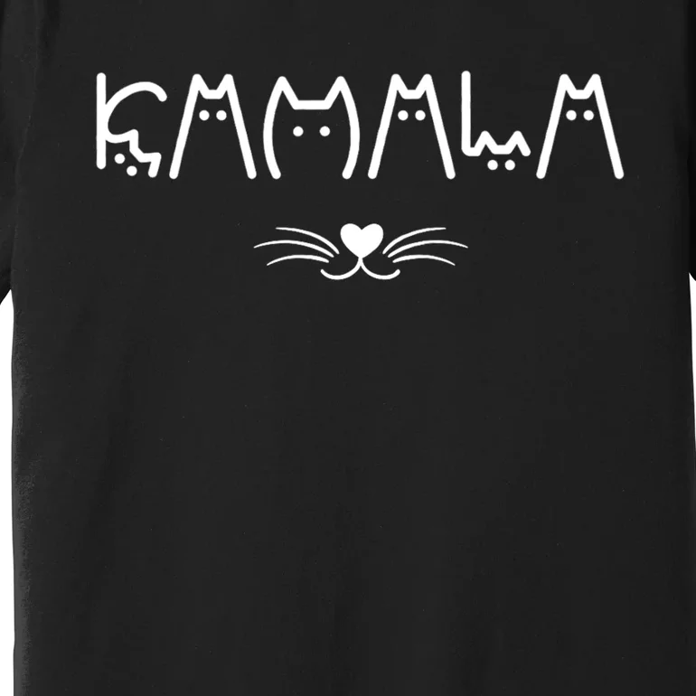 Kamala Cat For Harris 2024 Premium T-Shirt