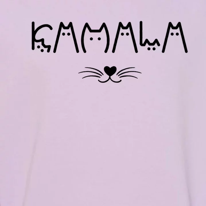 Kamala Cat For Harris 2024 Garment-Dyed Sweatshirt